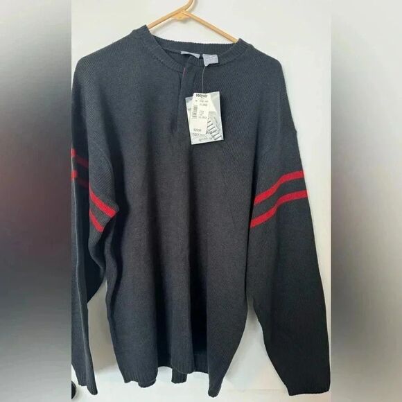 New North West Blue Acrylic Crew neck Sweater | Size XL | Navy - Picture 1 of 9